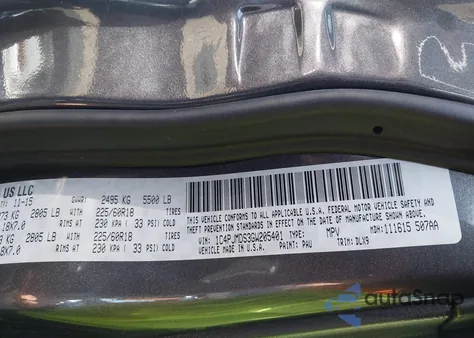 2016 Jeep Cherokee Limited from USA, damaged, VIN 1C4PJMDS3GW205401